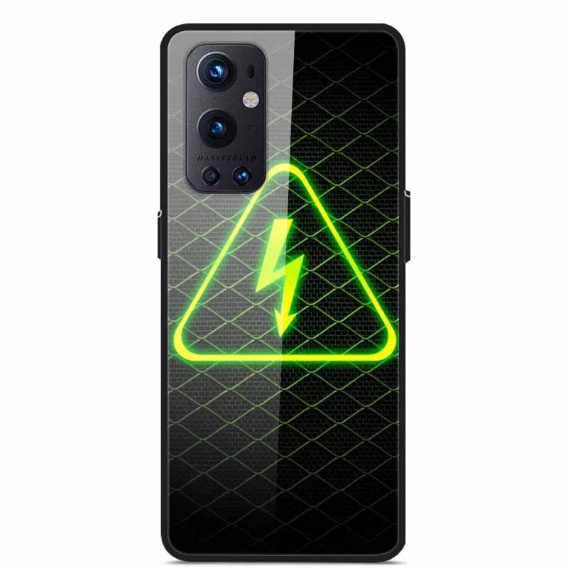 Phone Cases for One Plus 9 Tempered Glass Hard PC Back Cover For OnePlus 9 EU Version Case for Oneplus9 Funda Shells