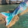 Girl Mermaid Sleeping Bag Flannel Soft Pajamas Mermaid Costume Role-playing Birthday Gift Outdoor Camping Portable Sleeping Bag