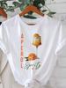 Unisexs Aperol Spritz Cocktail Graphic Casual Crew Neck Short Sleeve TShirt With Vibrant Drink Orange Design Aesthetic Clothes