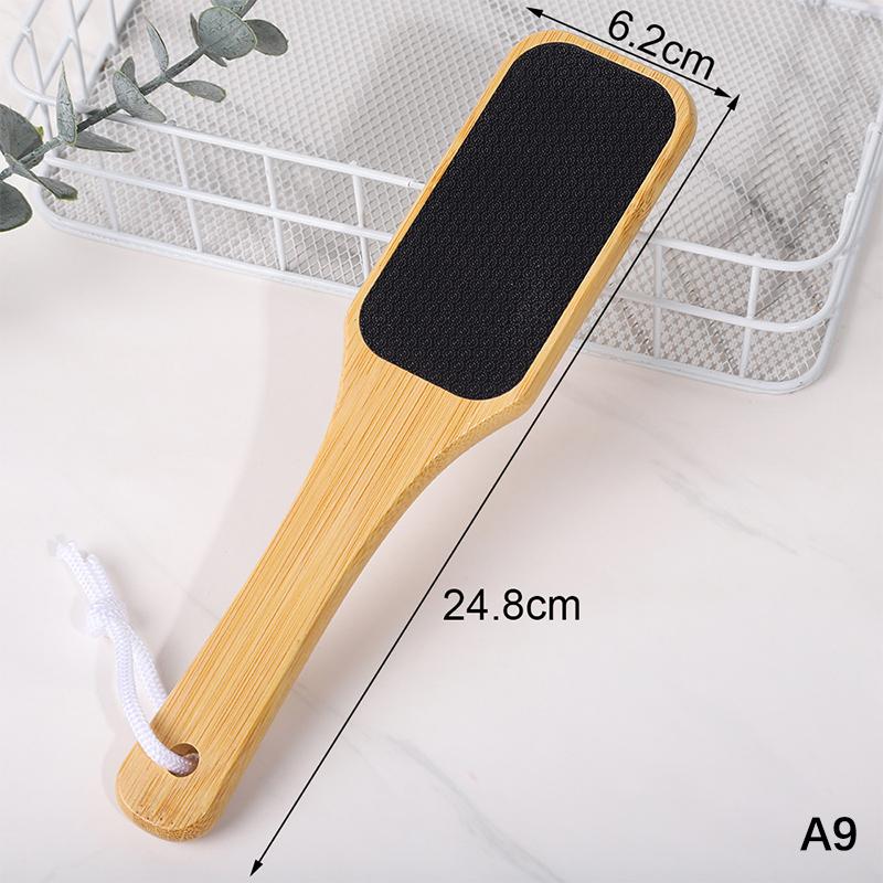 Professional Foot Files Wooden Double Sided Foot Dead Skin Callus Remover Rasp Heel Pedicure Grater To Smooth Hard Coarse Tough