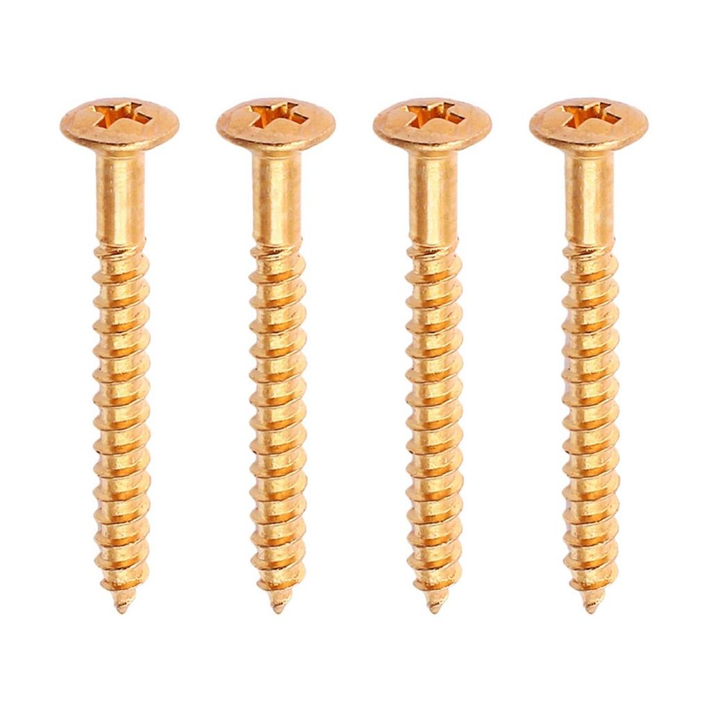 20 Electric Guitar Neck Plate Screws for Fender Strat and Tele