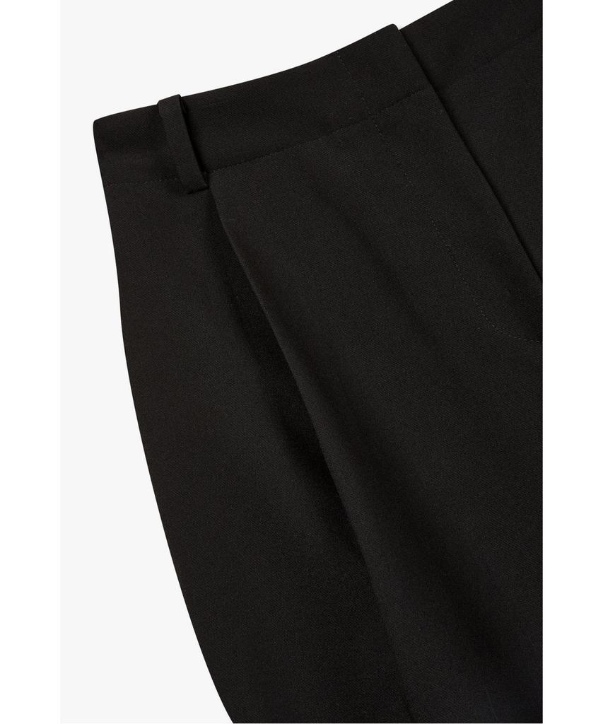 STUDIO TOMBOY Tuck Pleated Back-Banding Wide Pants _Black_9176331971