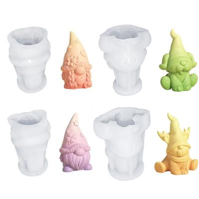 Easter Gnomes Resin Molds Cake Decorating Mold 3D Silicone Candle Mould Handmade Making Tool