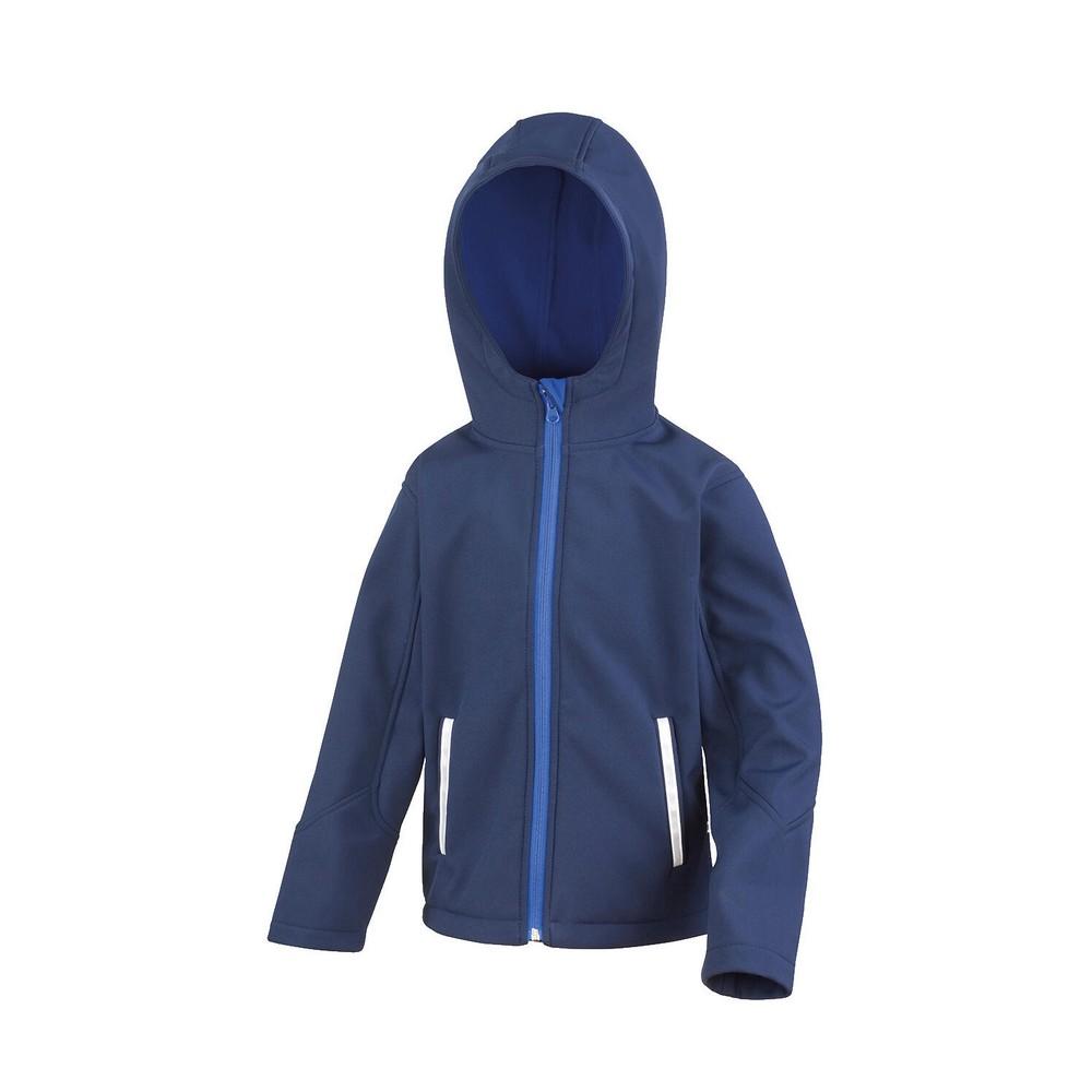 Result Core Childrens/Kids TX Performance Hooded Soft Shell Jacket