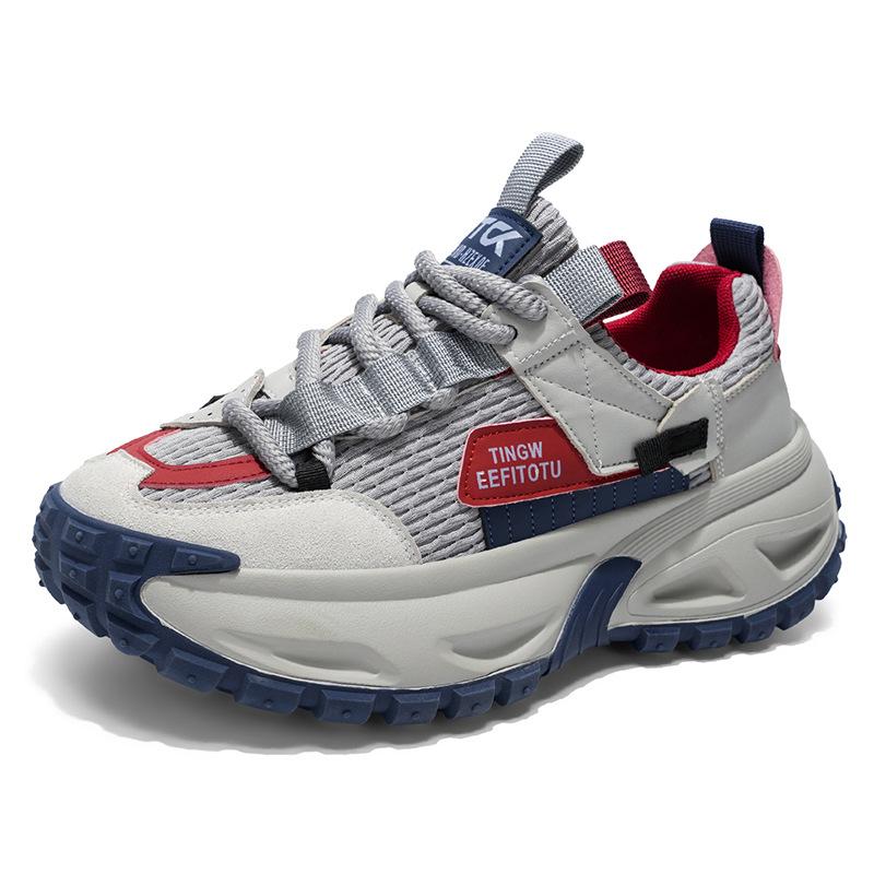 

Platform dad shoes men s new spring and autumn retro trend sports heightening casual shoes youth breathable men s shoes 39