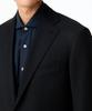 Man On The Boon Notched Lapel Basic Suit Jacket_Black 4714351007