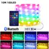 5M/10M/20M Dreamcolor Garland LED String Lights USB Bluetooth RGBIC Addressable Romantic Ambinet Light for Party Christmas Decor