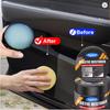 Kunststoffauffrischer Wachs – Schnelle Schwarzfärbung für Auto-PU-Leder, Innenraumverkleidungen & Reifen, Auto-Detailing Reparaturcreme