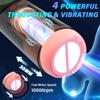 2025 New 4IN1 Automatic Sucking Male Mastubator Cup Thrusting Penis Blowjob Masturbation Real Vagina Vacuum Pocket Pussy Sex Toys For Men