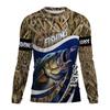 3D Print Fishing Graphic T Shirts Men Fashion Tops Men's Clothing Outdoor Sun Protection Tee Men's Long Sleeve Quick-Dry T-Shirt