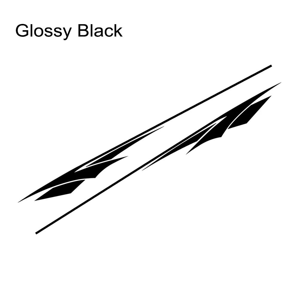 2Pcs Car Side Door Sticker Waist Line Racing Stripes Trims Graphics Vinyl Decal Accessories Waterproof Automobiles Decoration