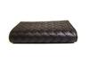 Подлинная визитница BOTTEGA VENETA Intrecciato из черной кожи #a063, восстановленная