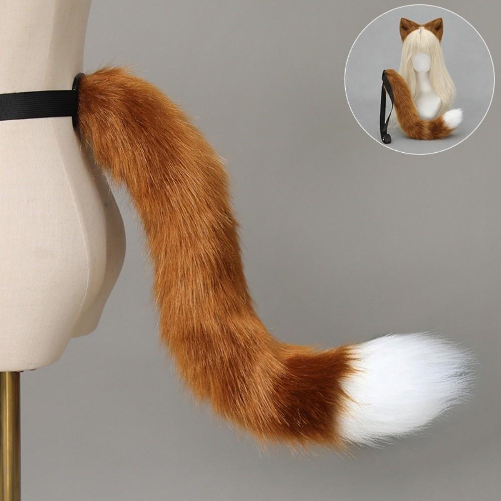 Plüsch-Katzenohren-Haarreif Realistische Tierohren Haarband Neues flauschiges Katzenohren- und Schwanz-Set Haaraccessoires