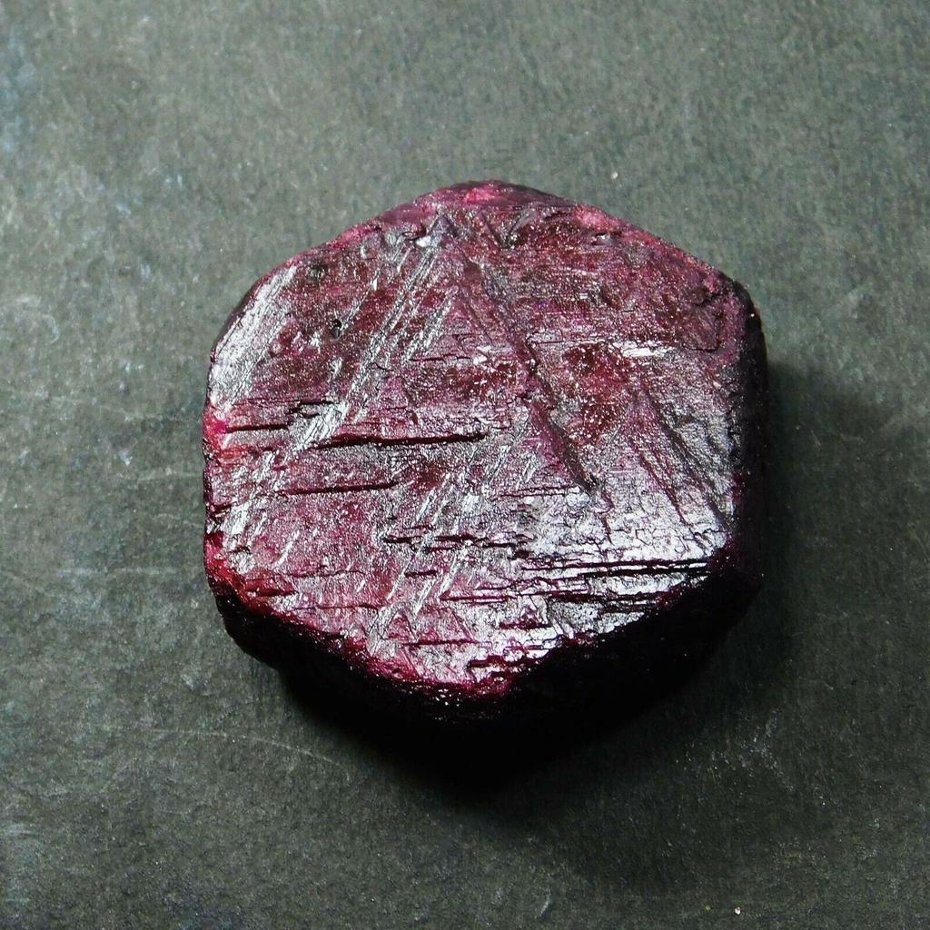 45 Ct Natural Ruby Certified Rough Huge Size Uncut Red Ruby