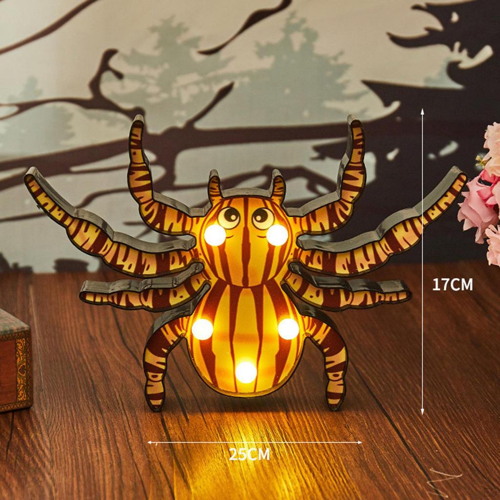 3D Halloween Decorations LED Lights Waterproof Home and Garden Desktop Decor Indoor Night Light