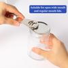 Mason Jar Opener, Canning Jar Opener for Sealed Lids, Beer Bottle Opener, Soda Can Opener, Beer Can Opener(Silver)