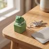 Stress Keychain with Press to Light Up and Sound Effect, Cute Toy Keyring, Button Battery Included