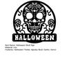 Entrance Door Ornament Skull Metal Sign, Gothic Spooky Skeleton Head Hanging Wall Vintage Style Art for Man Cave, Bar, Bedroom, Garage, Office,