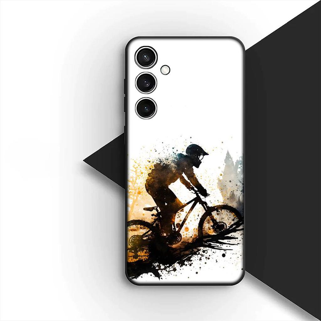 Soft Cover for Xiaomi Redmi Note 13 14 Pro Plus ProPlus 14C 13C Pro+ 5G Note13 Casing Phone Case Mountain Bike Cycling Art