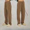 EastRogue New Streetwear Brand SMIROON Loose Fit Wide-leg Pants with Drawstring Casual Straight-leg Trousers