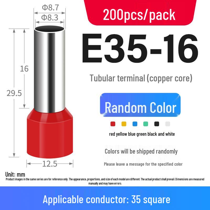 European Pin-Type Pre-Insulated Copper Ferrule Wire Connectors with Crimping Pliers