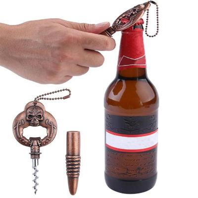 Multi Functional Skeleton Bar Bottle Opener Beer Bottle Opener Can Opener Wine Bottle Opener Portable Keychain Bottle Opener