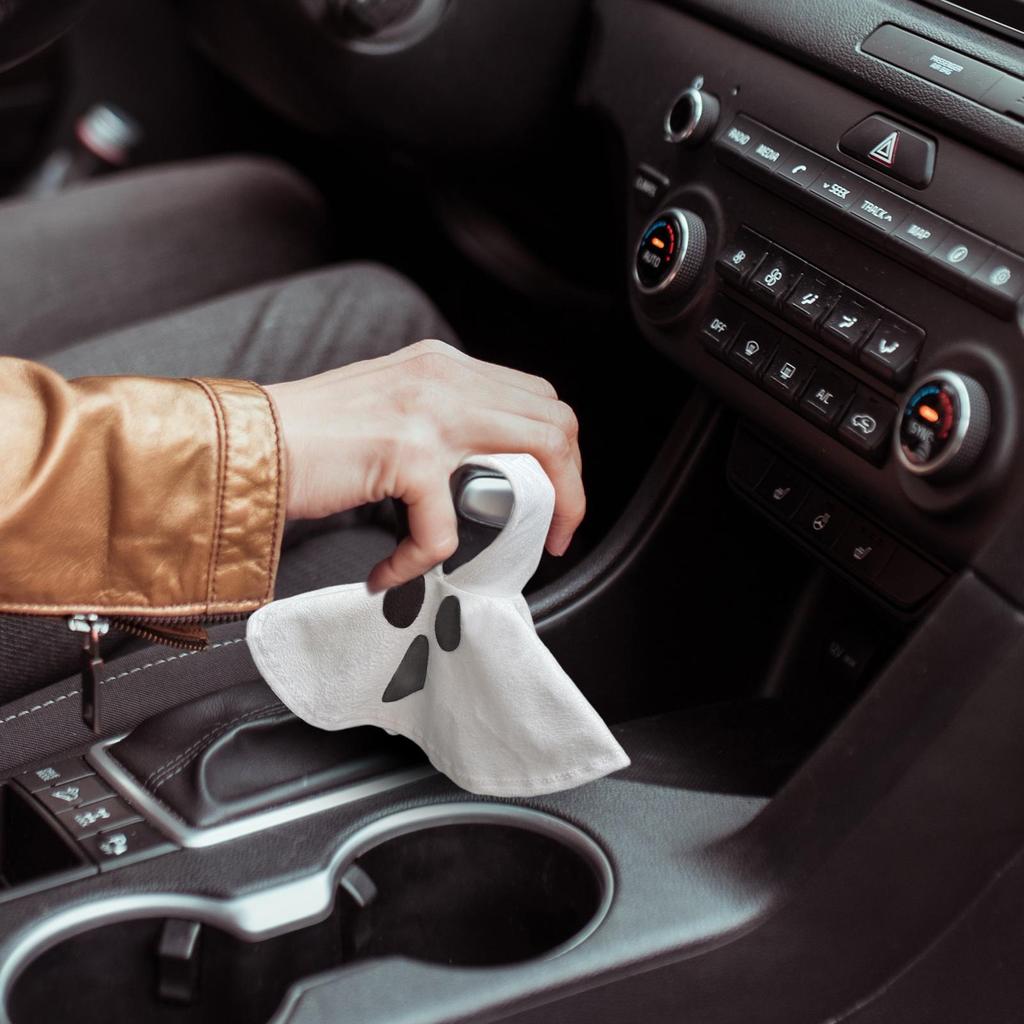 Shift Knob Hoodie Halloween Shift Gear Cover For Car Automotive Interior Wide Fit Funny Accessories For Travel Family Outings