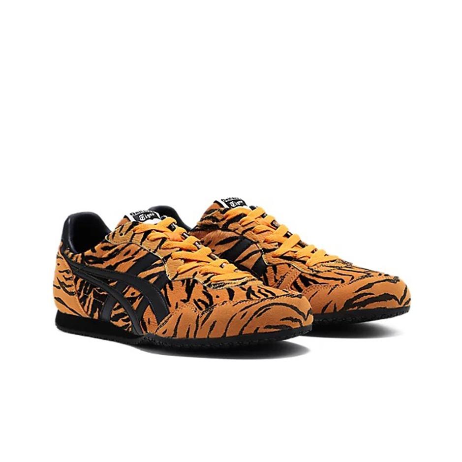 ONITSUKA TIGER Serrano Cool Fashion Durabil Pantofi de Alergare Joasă Unisex Sneaker Galben Negru 1183C008-800