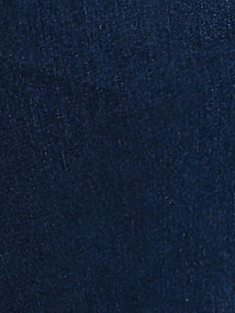 Allegra K Women's Maxi Denim Skirt, Front Slit, Zipper, High Waist, Bodycon Jeans Skirt, Pencil, Dark Blue, Size M