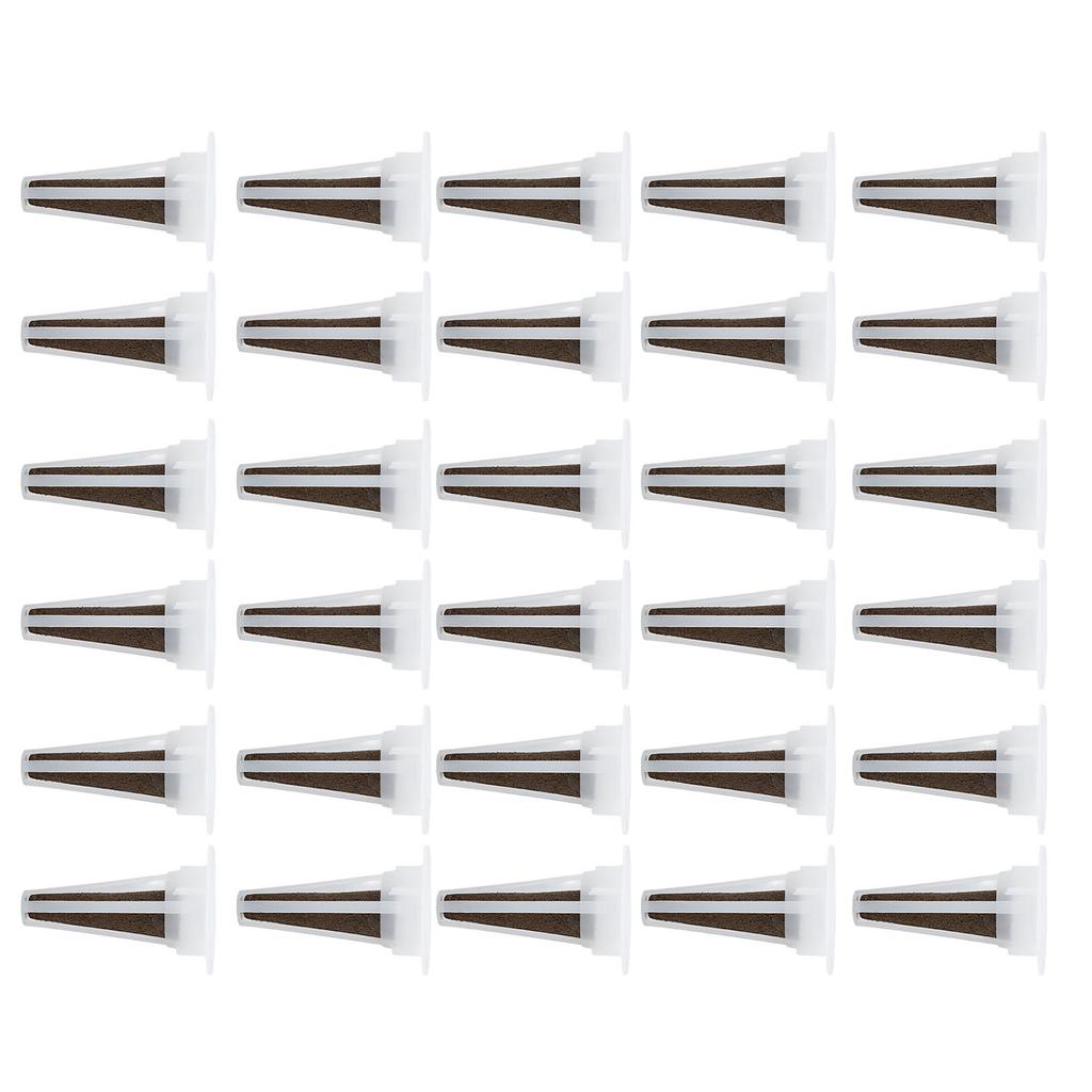 Hydroponic Seed Pod Kit Soilless Reusable High Water Absorbing Capacity with 30 Grow Sponges 30 Baskets Seed Starter