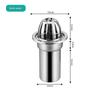 Stainless Steel Thickened Floor Drain with Plug-In Type, Elevated Rooftop Drain, Round Drain Cover, Anti-Clogging Drainage Floor Drain