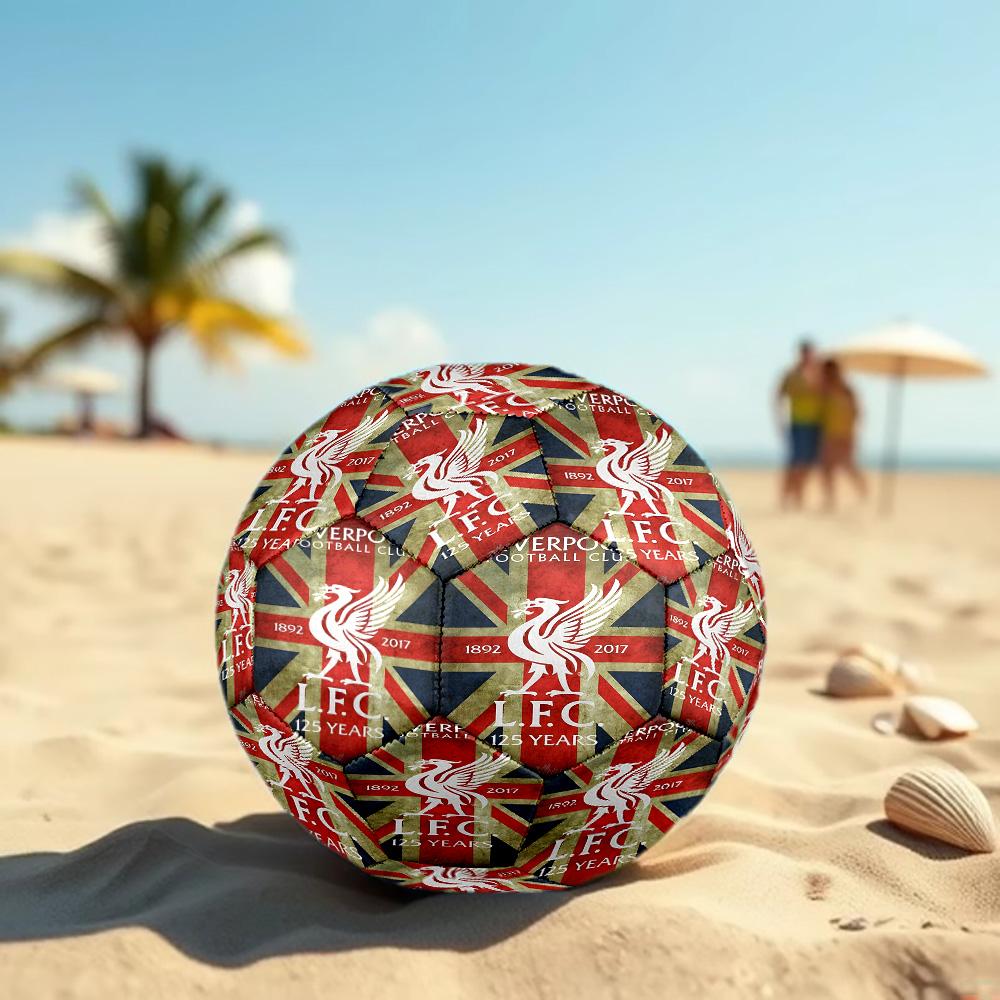 Fußballverein Aufdruck Größe 5 Fußball, Standard-Spielball für Sportspiele und Mannschaftstraining, Ideales Geschenk für Fußballfans