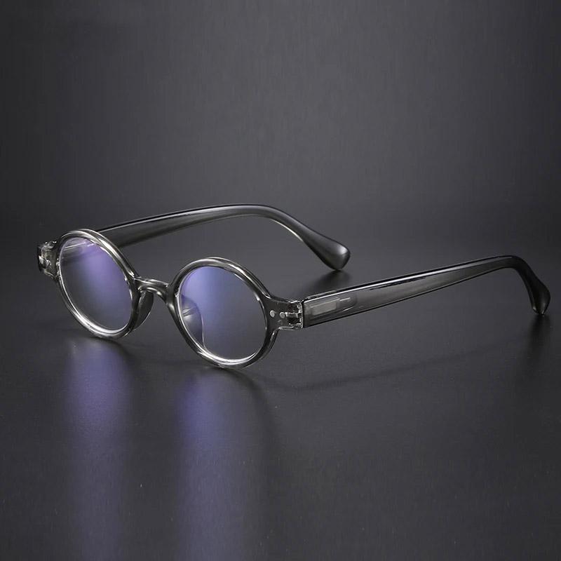 May Flower Reading Presbyopia Eyeglasses Glasses Frame Women's Eyeglasses Slim Round Eye Eyeglasses Man Blue Light Presbyopia Glasses Reader +1.5