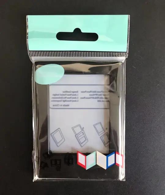 

D5 Фоторамка 3-дюймовая Минималистичная Для Polaroid с Магнитным Прозрачным Акриловым Дисплеем для Фотокарточек Настольная Настенная Рамка-Дисплей чёрный