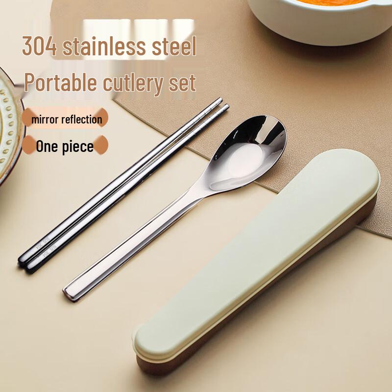 Portable 304 Stainless Steel Cutlery Set