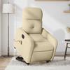 Vidaxl Lift-Up Massage Chair, Electric, Reclining, Cream