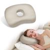 Almohada de Algodón Suave para Piercing de Oreja Ergonómica Portátil para Dormir de Lado Curvada Lavable Almohada Donut para Agujero de Oreja Oficina