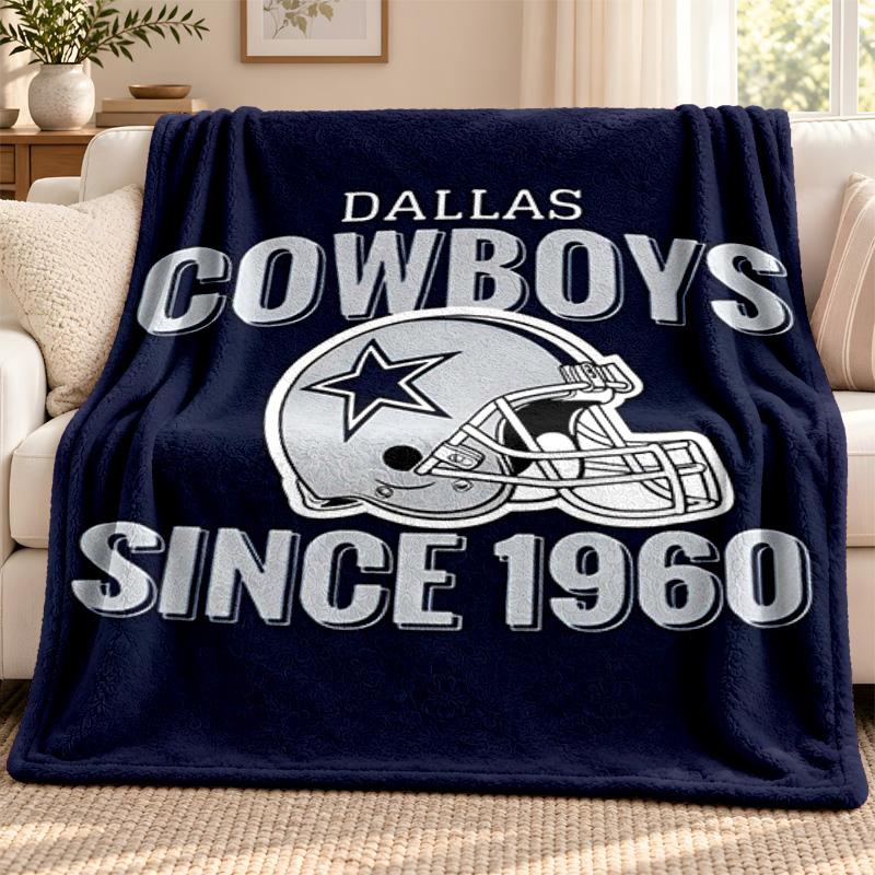 Dallas Cowboys blanket Flannel Blanket Soft Cozy Plush Throw for Sofa Bed Lightweight Home Decoration Outdoor camping