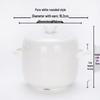 ZISIZ Ceramic Double Boiler Stew Pot