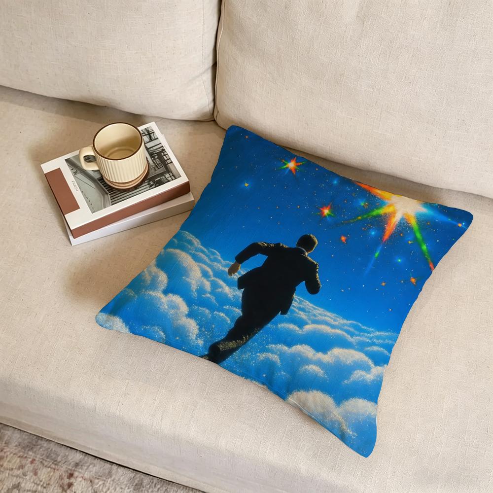 B-Blank Embrace Cushion Cover Fabric Soft Furnishing,Pillowcase, Cushion Cover, Sofa Pillow, Home Decoration