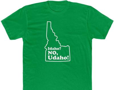 Idaho? No, Udaho! T-Shirt - Bella/Canvas Jersey Cotton