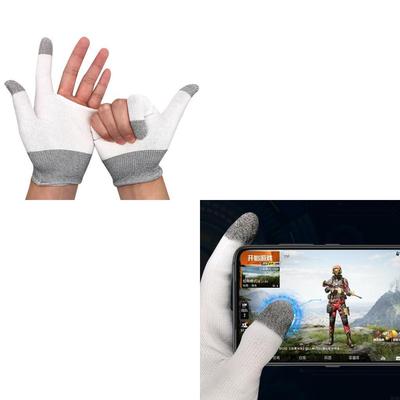 Two-finger Gaming Finger Sleeves Mobile Game Gloves Sweat-proof Finger Cots