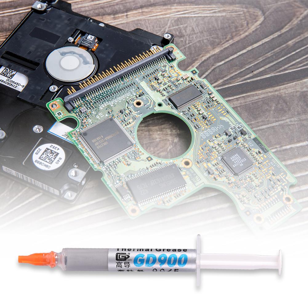 Net Weight 3 Grams GD900 Thermal Conductive Grease Paste Silicone Thermal Paste Heat Sink Compound for PC/CPU/GPU/LED