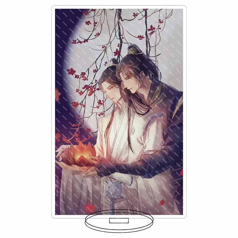 Comic Man Erha and His White Cat Master 16cm Acrylic Figure Women Mo Ran Chu Wanning Fans Collection Table Ornament