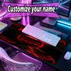 Custom Name Personalized football team Pattern Mousepad, Laptop PC Desk Mat, Decorative Desk Mat for Home Keyboard Pad Gift
