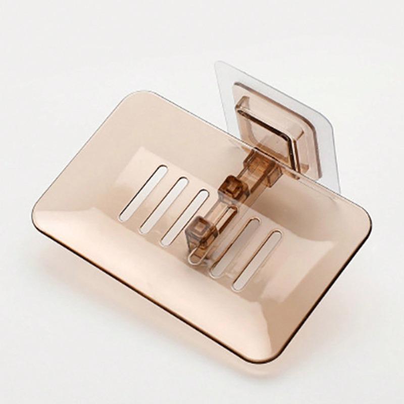 Soap Dish, Waterproof Soap Holder, Hole-Free Soap Tray, No-Drilling Soap Holder