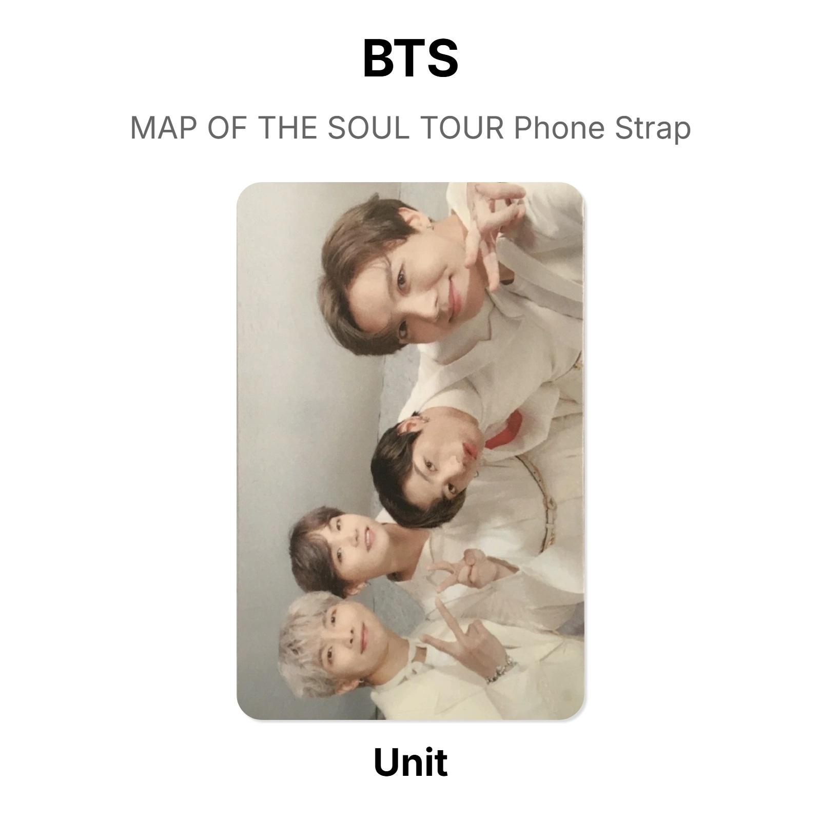 BTS MAP OF THE SOUL TOUR Phone Strap Official Photocard Unit 02