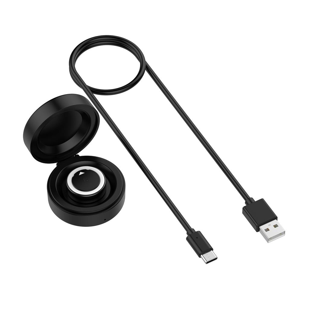 Kabellose Smart Ring Ladehülle Für Oura Ring Gen 4 Ladestation Tragbare Ladebox mit USB-C-Kabel Ladehülle