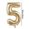 1pc 40inch Platinum Colour Number Balloons Figure Helium Balloon Digit Globos Birthday Party Decorations Supplies