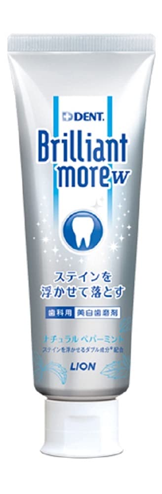 

Brilliant More Double Natural Peppermint 1 bottle More Dental Whitening (90g) [Brilliant W]